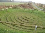 Walls of Troy Turf Labyrinth near Dalby, North Yorkshire
