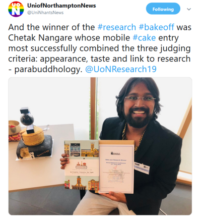 winner of the bake your research competition